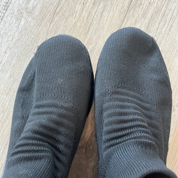 Unisex Black Slip On Work Shoes - W10 / M8 - Picture 7 of 9